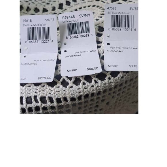 COACH 1941 Striped Nautical Tote Bag - Denim Wristlet & Wallet **EUC** - Picture 5 of 5